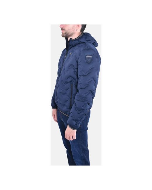 Winter Jackets di Blauer in Blue da Uomo