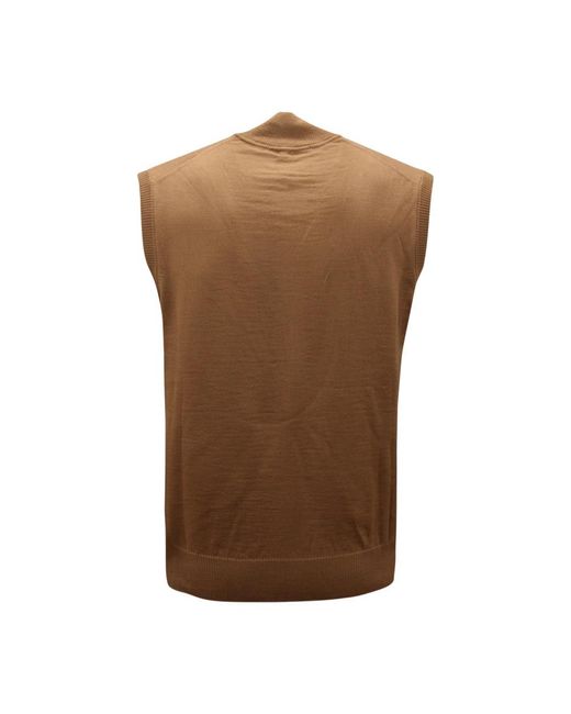 Vests Alpha Studio de hombre de color Brown