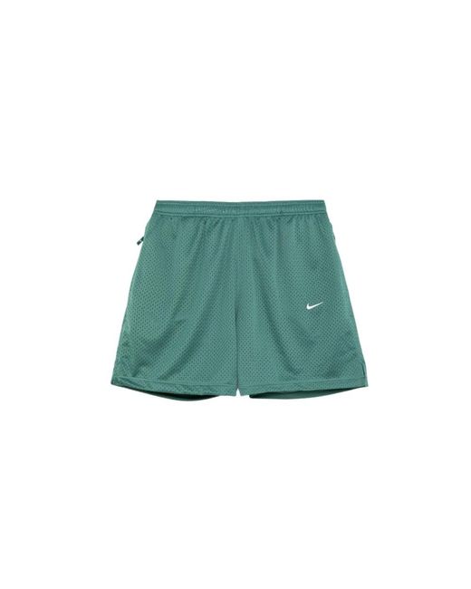 Nike Mesh swoosh shorts mit reißverschlusstaschen in Green für Herren