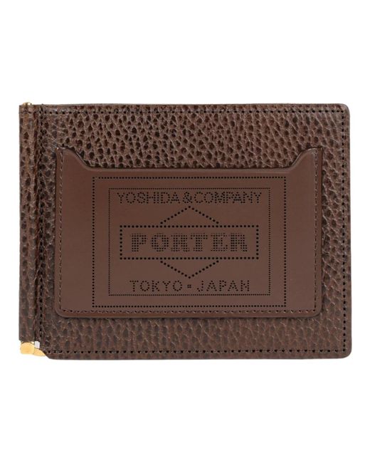 Porter-Yoshida and Co Brown Wallets & Cardholders for men