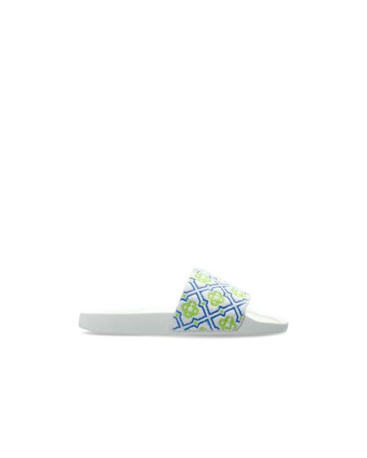 Casablanca Monogram Slides in Blue für Herren