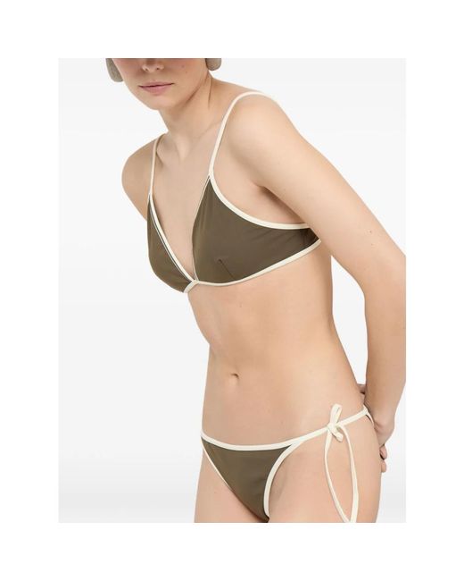 Brunello Cucinelli Gray Bikinis