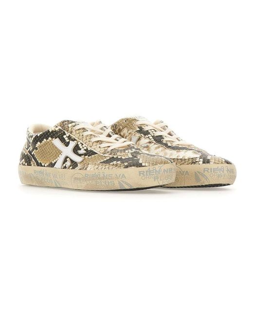 Premiata Metallic Sneakers