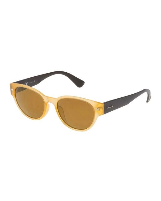 Police Transparente injizierte sonnenbrille in Metallic für Herren