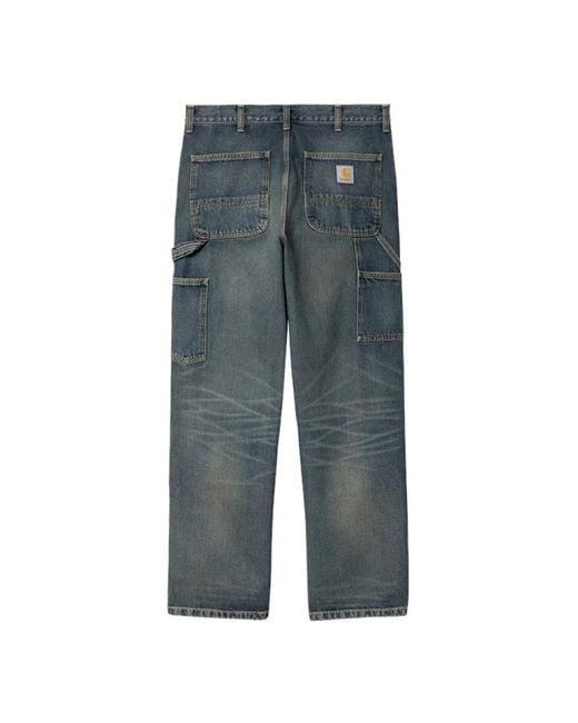 Carhartt Gray Straight Fit Jeans for men