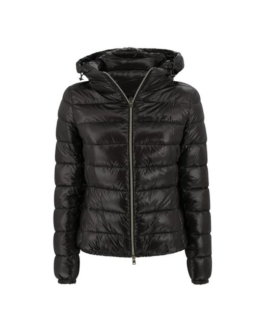 Herno Black Down Jackets