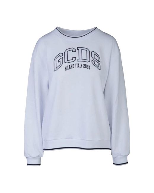 Gcds Sweatshirt in het Blue