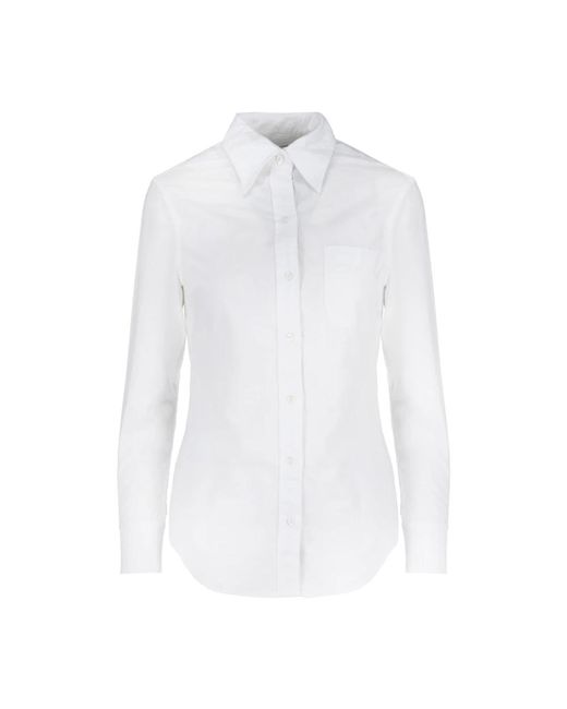 Camisa blanca clásica de algodón Thom Browne de color White