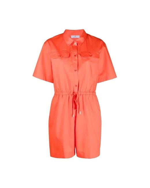 Paul Smith Red Playsuits