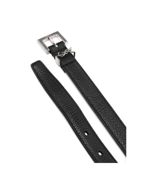 Saint Laurent Cassandre Riem in het Black voor heren