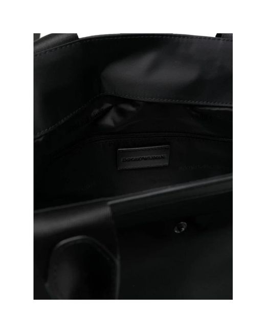 Emporio Armani Black Tote Bags for men