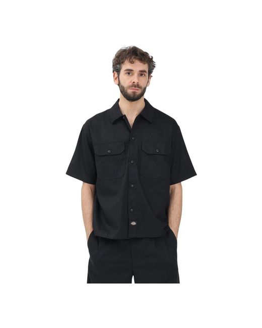 Dickies Black Short Sleeve Shirts for men