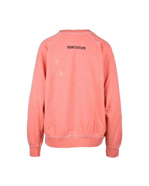 Semicouture Pink Sweatshirts