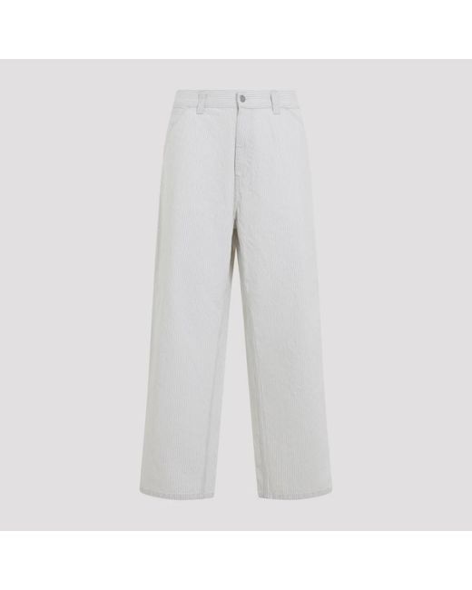 Carhartt Gray Wide Trousers for men