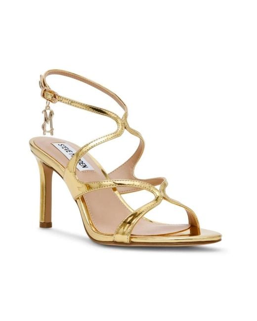 Steve Madden Metallic High Heel Sandals