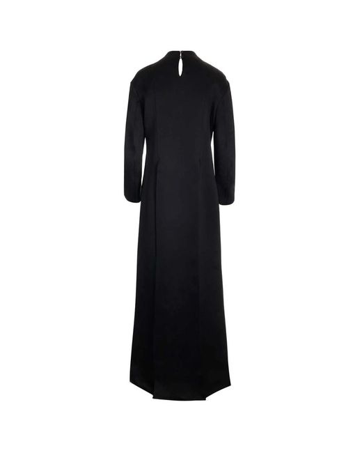 Khaite Black Maxi Dresses