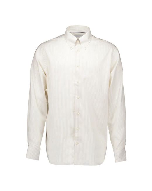 Eton of Sweden White Casual Shirts for men