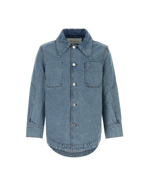 Denim Shirts AMI pour homme en coloris Blue
