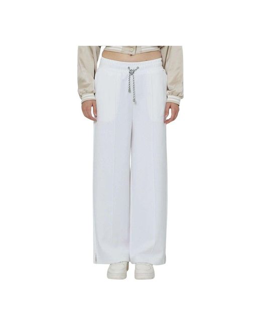 RICHMOND White Jogginghose Gerade Passform