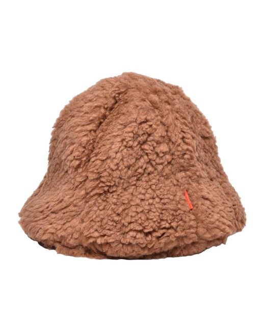 Sunnei Accessoires ,Bruin ,Polyester Hats in het Brown voor heren