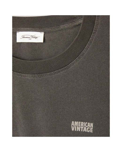 American Vintage Gray Sweatshirts for men