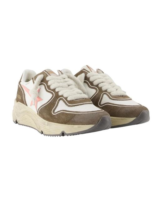 Golden Goose Deluxe Brand White Running Sneakers