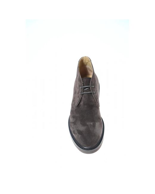 Henderson Gray Lace-Up Boots for men