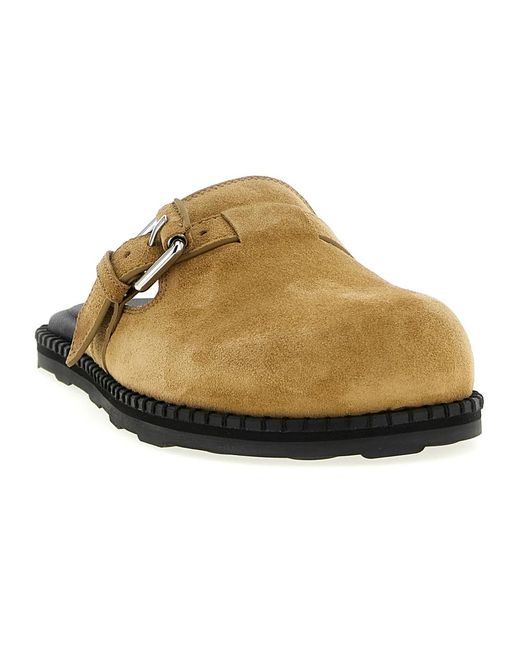 Moschino Brown Mules