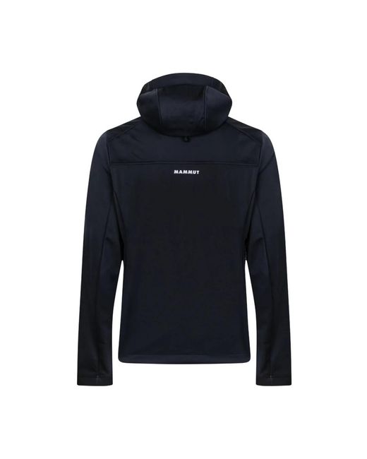 Mammut Hooded Softshell Jacket in het Blue voor heren