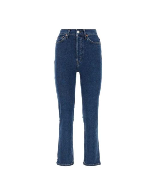 Re/done Blue Boot-Cut Jeans