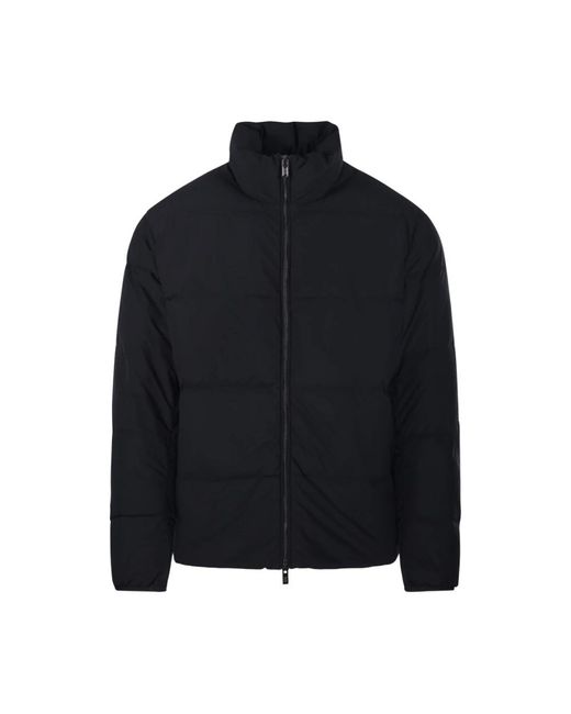 Emporio Armani Black Winter Jackets for men