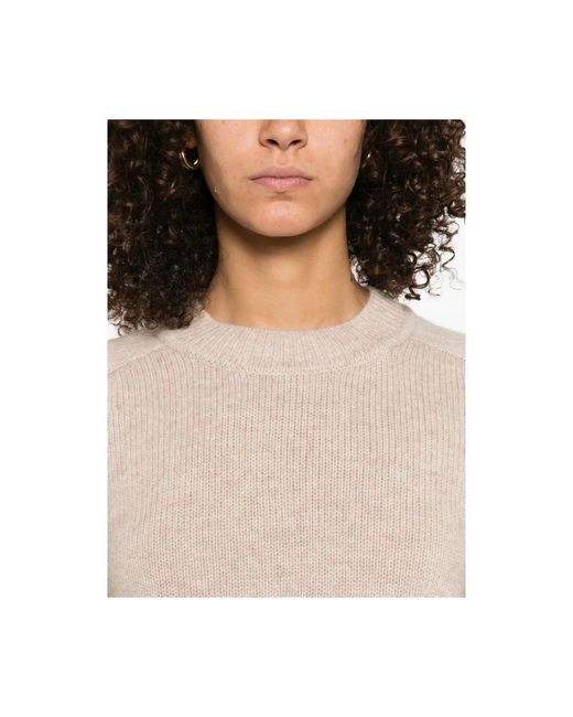 Isabel Marant Round-Neck Knitwear in het Natural