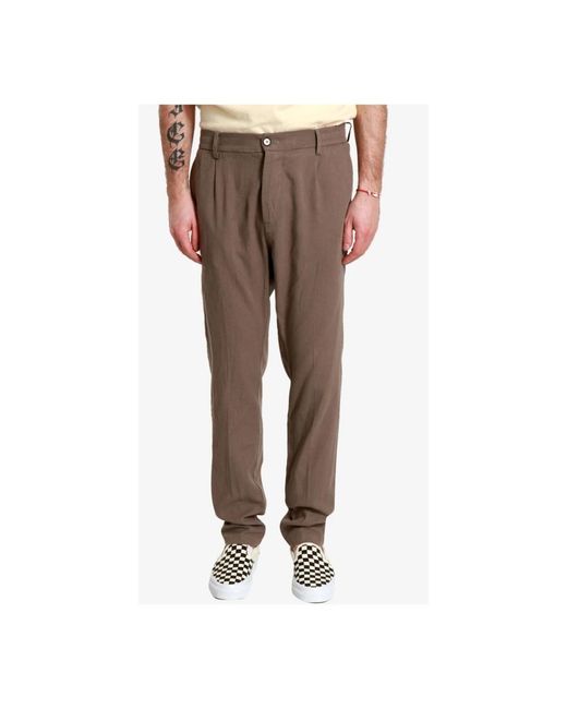 Chinos Cruna de hombre de color Gray