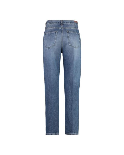 Dondup Blue Straight Fit Jeans for men