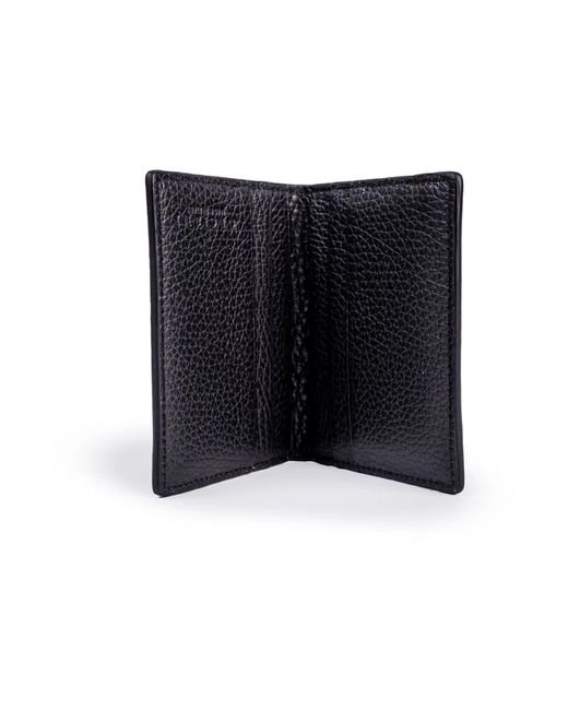 Orciani Leder Kartenhalter Buchstil in Black für Herren
