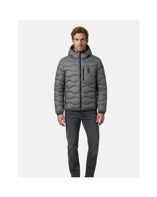 Winter Jackets Blauer pour homme en coloris Gray