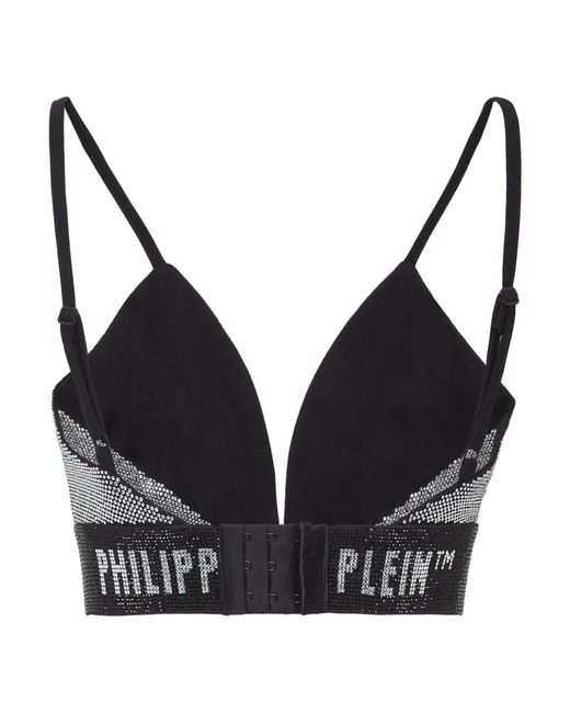 Philipp Plein Ondergoed ,Grijs ,Katoen Bra Stones in het Gray