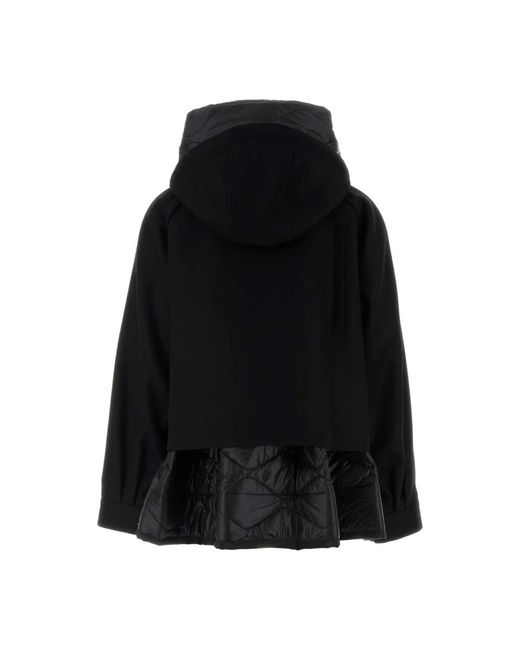 Winter Jackets Sacai de color Black