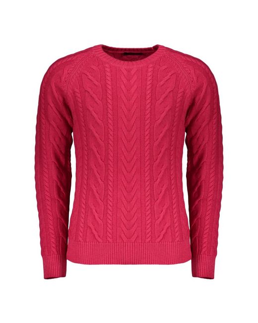 Moorer Pink Cashmere Knitwear for men