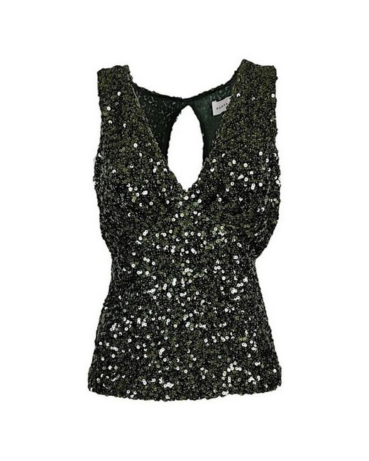 Sleeveless Tops P.A.R.O.S.H. en coloris Black