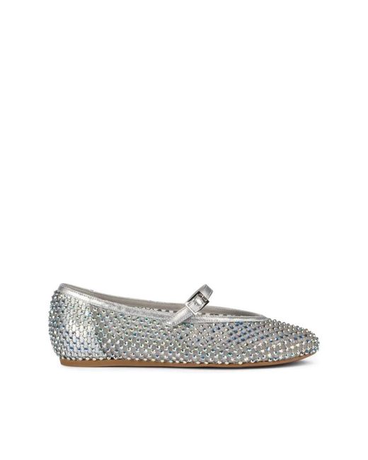 Le Silla Gray Ballerina Shoes