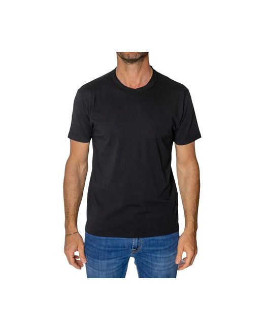 Mauro Grifoni Regular fit baumwoll t-shirt in Black für Herren