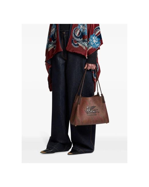 Etro Brown Shoulder Bags