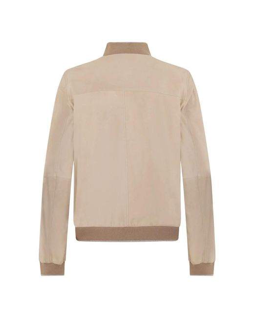 Moorer Natural Bomber Jackets for men