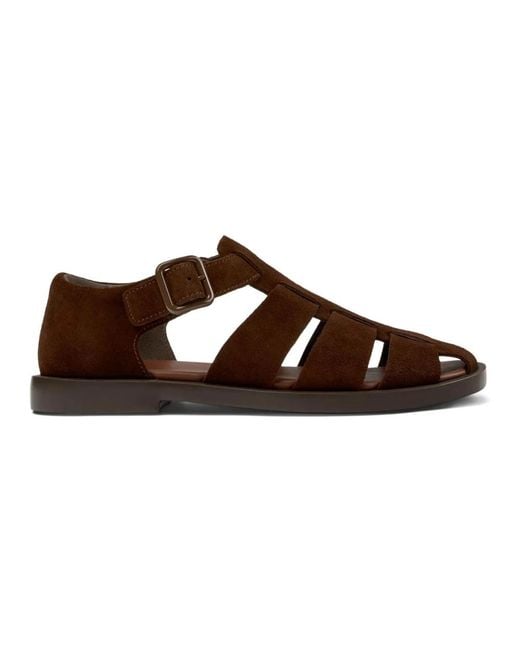 Camper Schoenen ,Bruin ,Suède Don Sandalen in het Brown voor heren