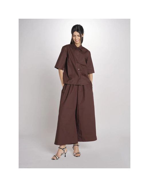Sofie D'Hoore Brown Wide Trousers