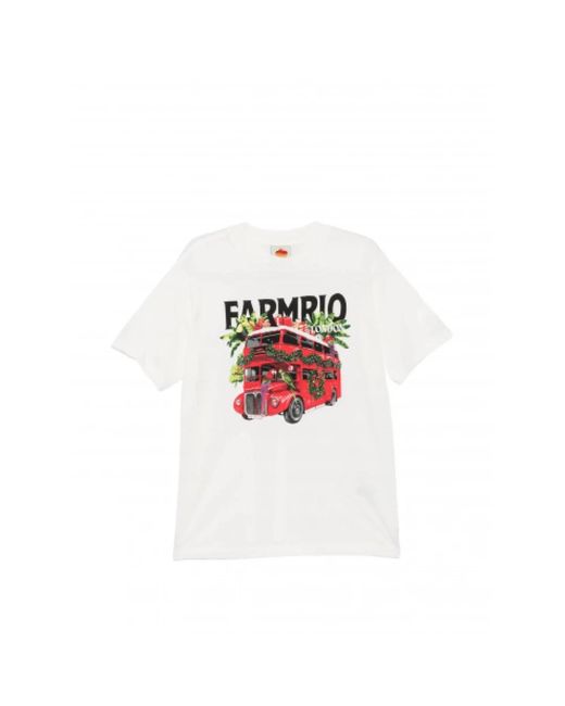 Farm Rio White T-Shirts