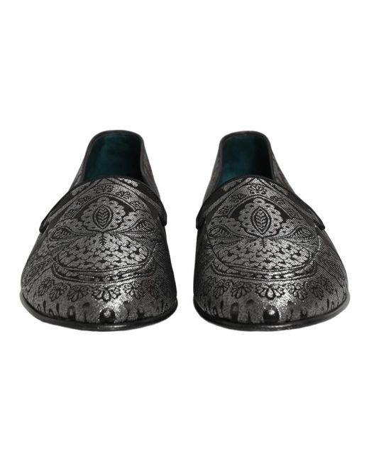 Dolce & Gabbana Black Loafers for men