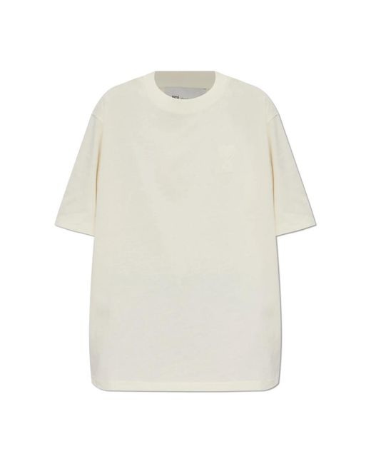 AMI Ami De Coeur T-Shirt in het White