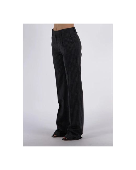 Straight Trousers di Alessandra Rich in Black